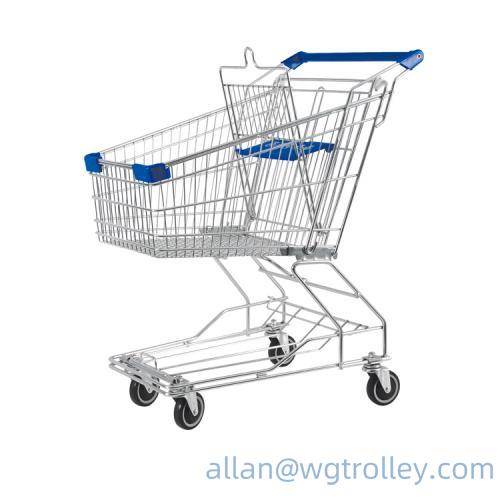 Steel Wire Chassis Shopping Trolley