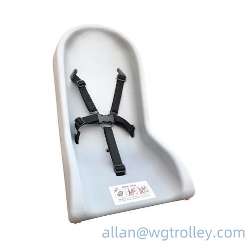 Soft Baby Seat With Security Belt For Shopping Trolley