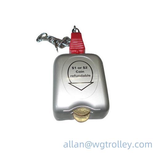 Supermarket Shopping Trolley Coin Lock